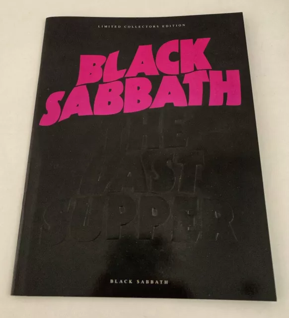 Black Sabbath The Last Supper Ltd Edition 1999 concert programmes