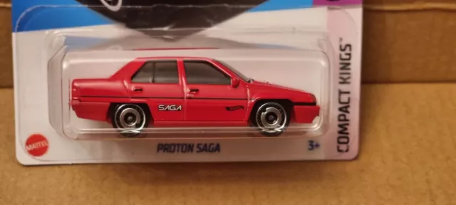 HOT WHEELS 2024 041/250 PROTON SAGA New on long card