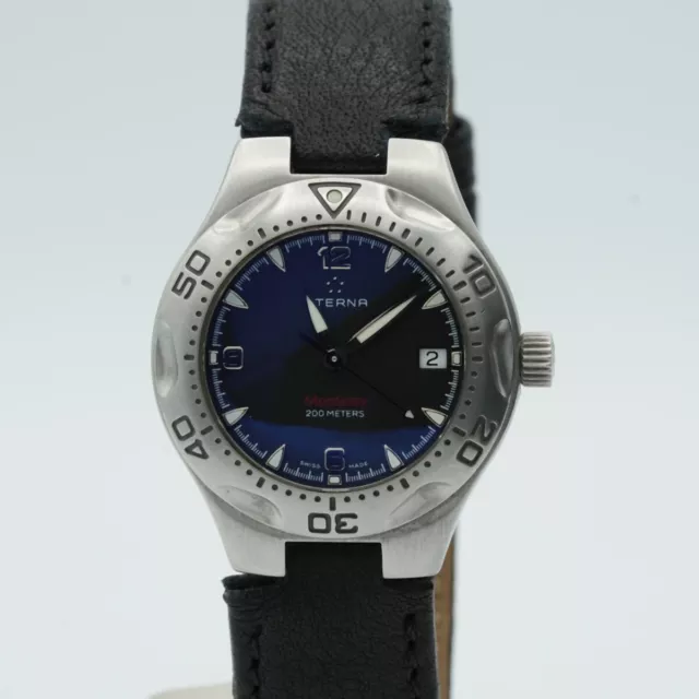 ETERNA MONTEREY WOMEN S Watch Steel 1601.41 with Leather Armband