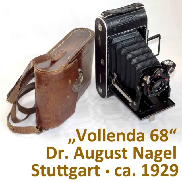 Kamera NAGEL "Vollenda" 68 • ca. 1929 • Optik Anastigmat 6,3 / 10,5 cm Gauthier