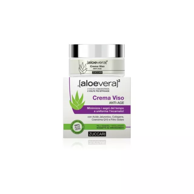 ZUCCARI Aloe Vera 2 Face Cream Anti-Age Anti-Wrinkle 50 ml