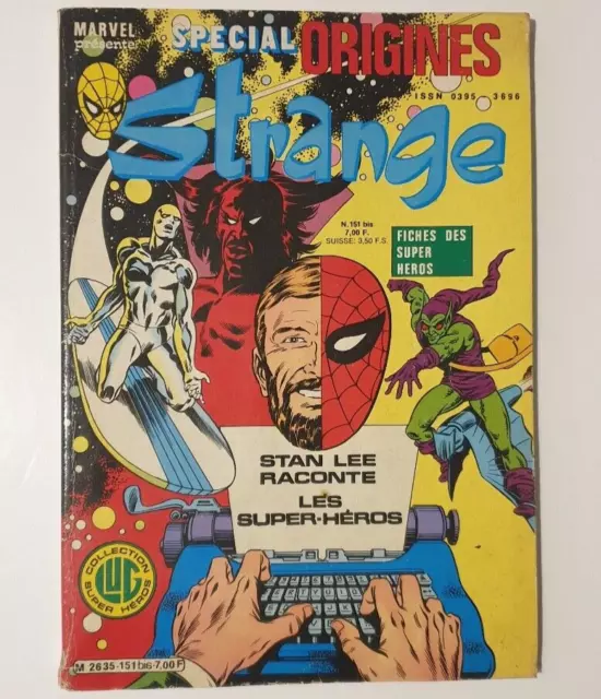 Marvel présente Strange N° 151b - Spécial Origines, Stan raconte les super-héros