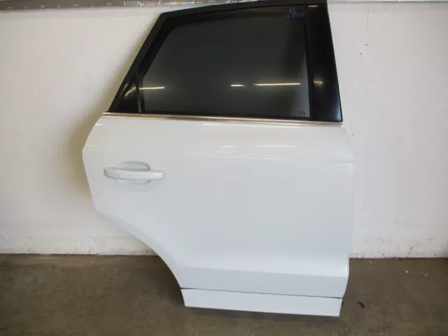 2013 Audi Q3 8U. White Right/Driver Side Rear Door O/S/R