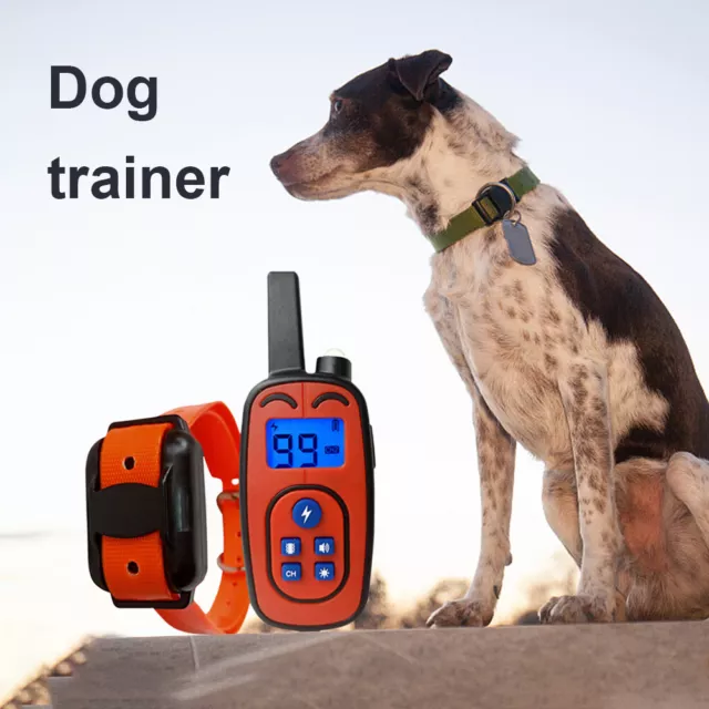 Remote Control Anti Bark Collar 800m Waterproof Dog Training Pet Product (Red) 3