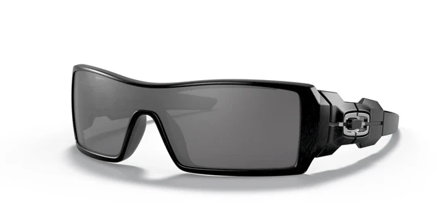 Oakley OIL RIG Black Ghost Text w Black iridium Lens Sunglass 9081 24-058 Oakley OIL RIG Black Ghost Text w Black iridium Lens Sunglass 9081 24-058