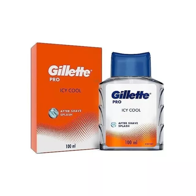 Gillette Pro After Shave Splash -Icy Cool proporciona alivio, fragancia...