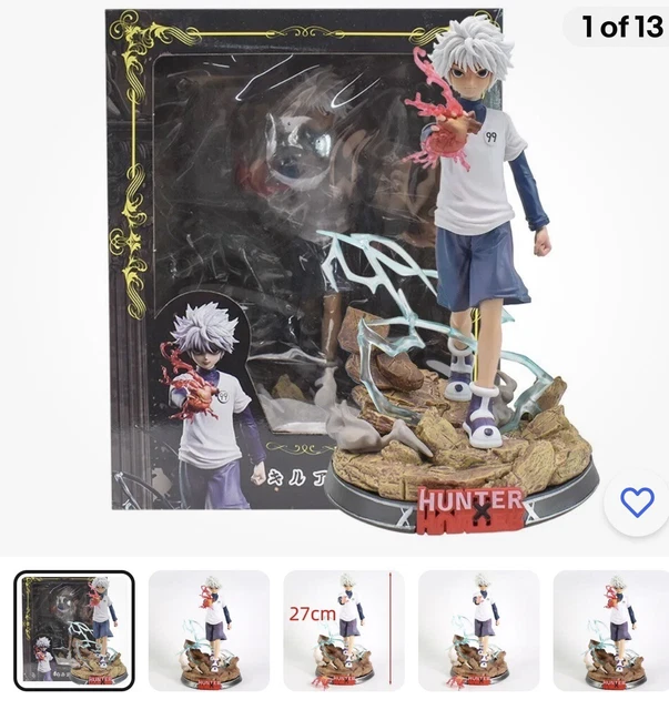 Figurine Action Hunter x Hunter Killua Zoldyck 27 cm en PVC Statue Modèle Décoration Figma - Jouet Collection Cadeau Anniversaire