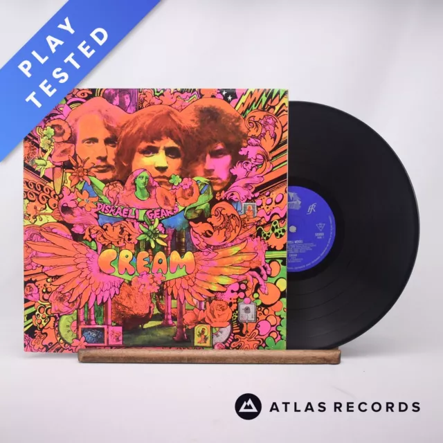 Creme - Disraeli Gears - beidseitig laminiert Mono LP Vinyl Schallplatte - EX/SEHR GUTER+