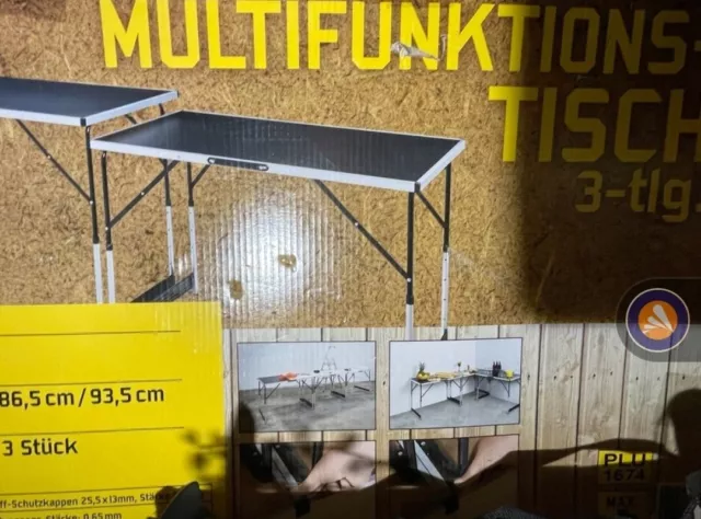 Multifunktionstisch 3-teilig