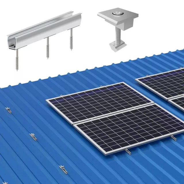 Guida di montaggio pannello solare lega di alluminio profilo T20 per tetto trape