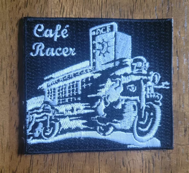 Cafe Racer patch. 3 inch Rocker Ton Up Triumph BSA Norton.Honda NICE NEW