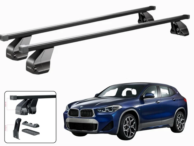 Barre Portatutto MENABO Per BMW Serie 2 Active Tourer (F45) Dal 2014 - Alluminio Anodizzato, Portata 75 Kg - 3