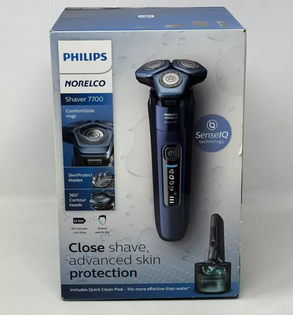 Philips Norelco 7700 Cordless Rechargeable Men's Electric Shaver With Sense IQ