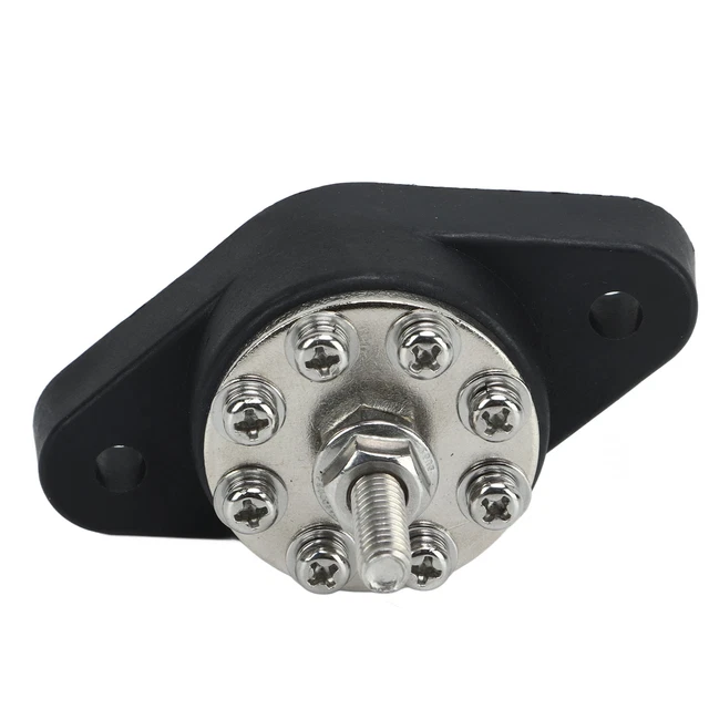 12V 48V Batteria Giunzione Post Bus Bar Block Stud 1/4in Terminale Di