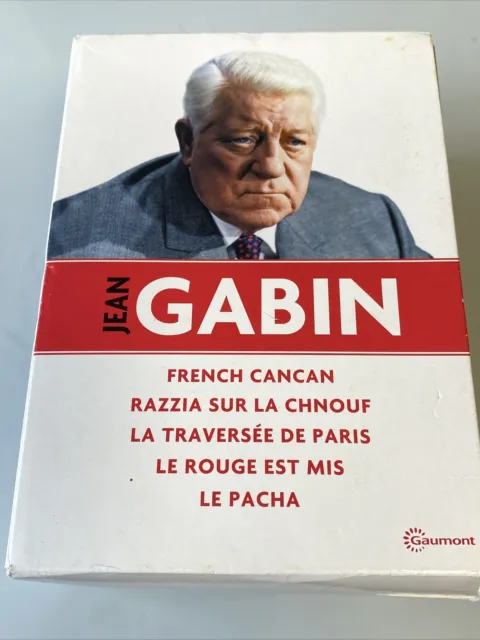 Jean Gabin Coffret 5 Dvd French Cancan Le Pacha Le Rouge Est Mis Razzia France