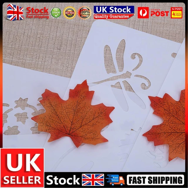 DIY Crafts Layering Stencil Templates Painting Scrapbooking Paper Cards UK
