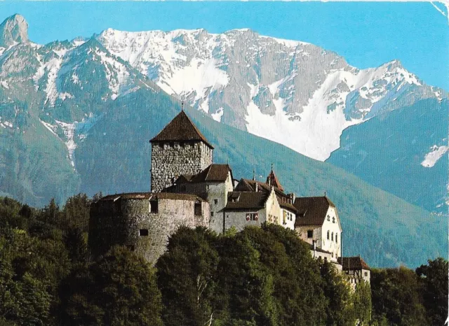 Ak  Vaduz (Fürstentum Liechtenstein), Schloss um 1973