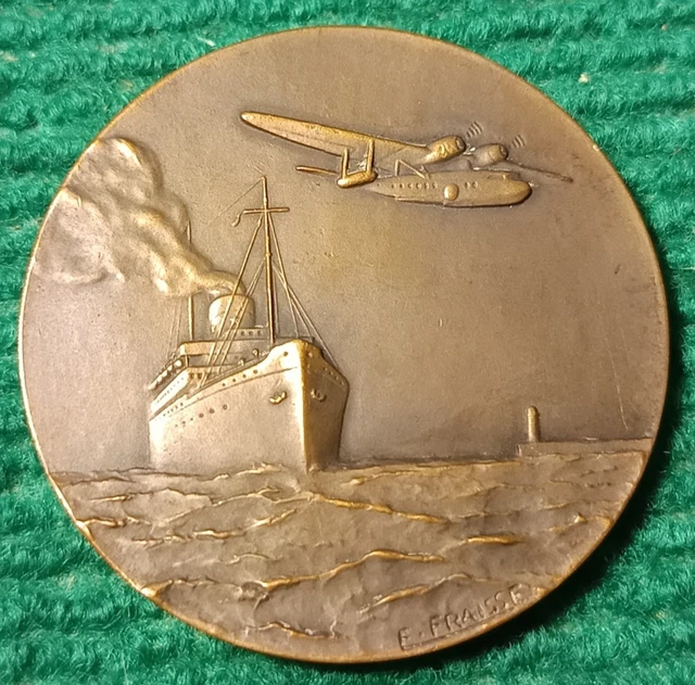 Médaille bronze commémorative pour l'inauguration du Champ de Frigg - Ressourcerie Histoires Sans Fin