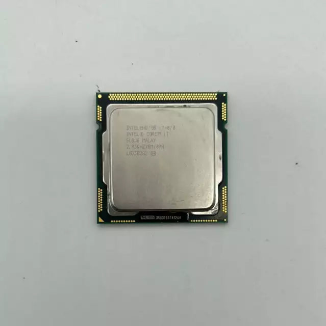 Intel Core i7-870 2.90GHz Quad Core SLBJG 8 Thread LGA1156 CPU