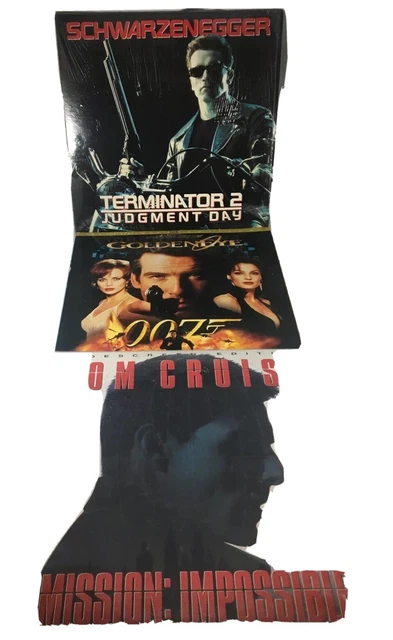 Laser Disc Action Lot 2: Terminator 2, Golden Eye, Mission Impossible
