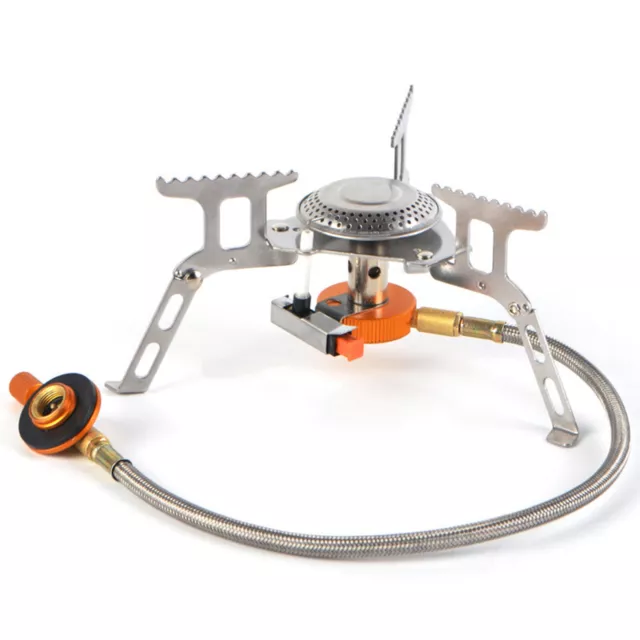 Outdoor 3500W Picnic-Gas Burner Portable Backpacking Camping Hiking Mini Stove A