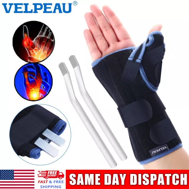 VELPEAU Wrist Brace for Carpal Tunnel Support, With Thumb Splints, for Arthritis