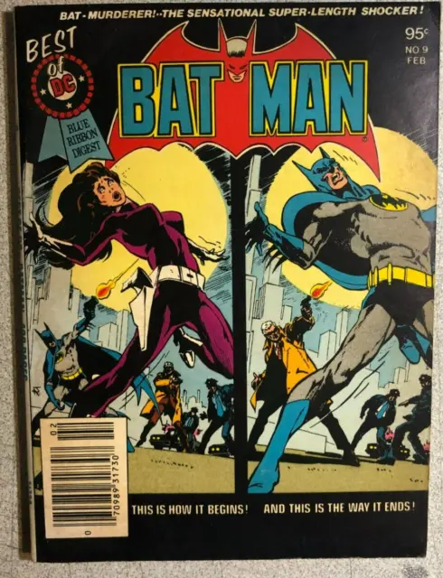 DC BLUE RIBBON BEST OF  COMICS DIGEST #9 (1981) Batman VG++