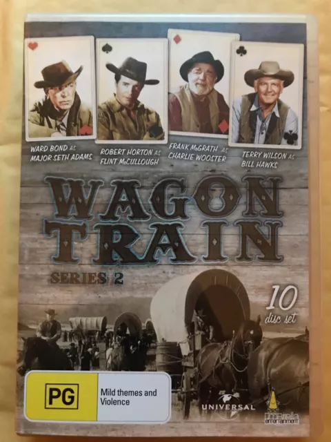 Wagon Train: The Complete Second Season (Series 2) Region 4 DVD 10 Disc Box Set