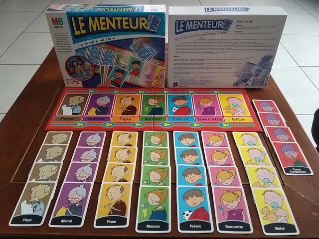 JEU DE SOCIÉTÉ complet vintage MB Le menteur Livraison Offerte