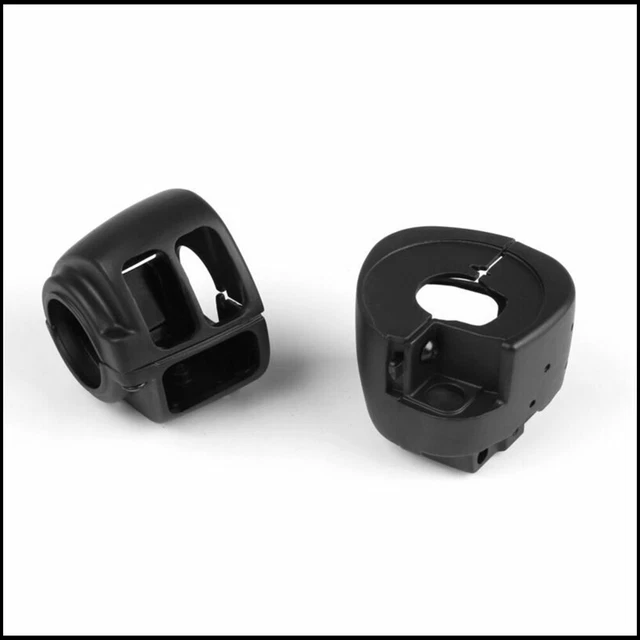 Switch Housings Cover Black Motorcycle Handlebar Fits For Harley  Dyna 96-2006