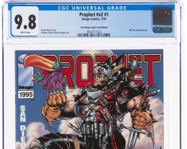 🔥 San Diego COMIC-CON Variant Prophet #1 SDCC CGC 9.8 WHITE PAGES Image 1995 V2 3