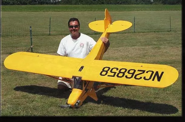 Printed Plans for a 1/4 Scale Piper Cub 9 Foot Giant Scale RC AIrplane Printed Plans for a 1/4 Scale Piper Cub 9 Foot Giant Scale RC AIrplane