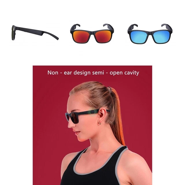 Bluetooth-compatible Sunglasses No Delay Clear Vision Stereo Smart Glasses