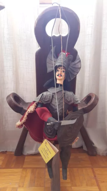 Paladino Siciliano Pupo Orlando -Puppet-Marionette-Knight- Artigianato Acireale