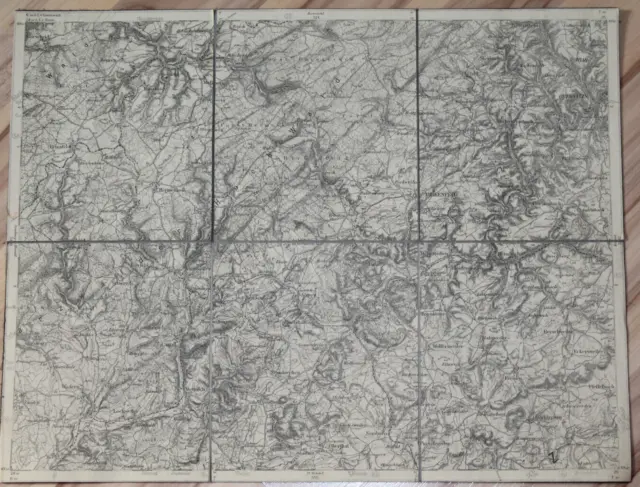 Karte des Deutschen Reiches Nr. 541 BIRKENFELD (um 1915)