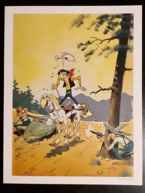 Ex libris / dessin / illustration LUCKY LUKE par Morris (BD)