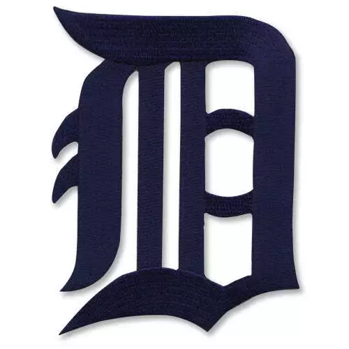 Detroit Tigers Old English Letter D Logo MLB Sleeve Patch Jersey Emblem