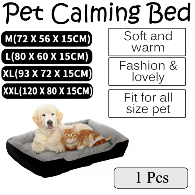 Washable Mat Fashion & lovely M/L/XL/XXL Dog Cat Calming Bed Sleeping Comfy Cave