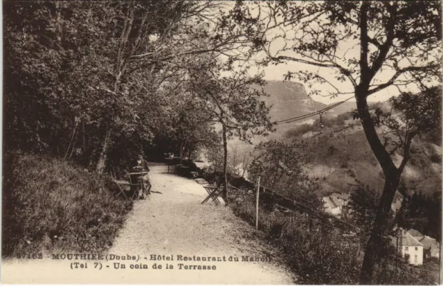 CPA MOUTHIER-HAUTE-PIERRE Hotel Restaurant du Manoir - La Terrasse (1115478)