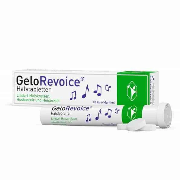 GeloRevoice Halstabletten Cassis Menthol 20 St Lutschta