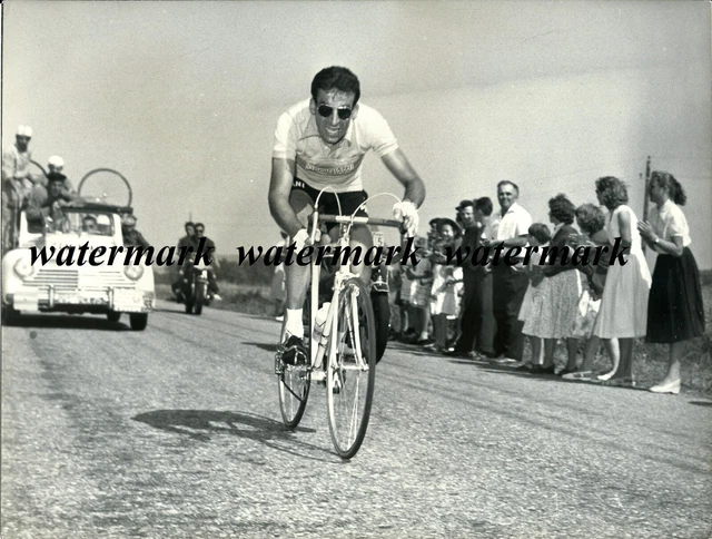 Photo de presse vntage Vélo Gro D'tala 1955 Raphael Gemnan