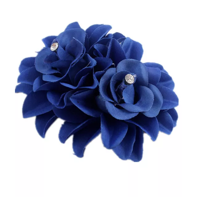 Pince À Cheveux Fleur Rose Épingle À Cheveux De Mariée Broche Accessoires De # 2