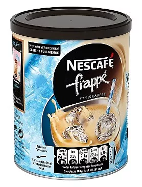 Nestle Nescafe frappe Eiskaffee Mischung in der Dose 275g 8er Pack