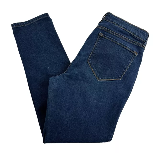 NYDJ Legging Jeans Women's Size 14 Dark Wash Stretch Lift Tuck Mid-Rise