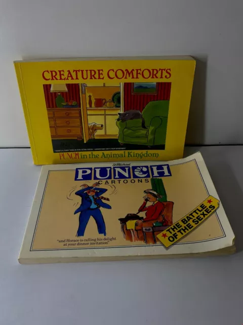 Bundle of 2 Punch Cartoon Books: The Battle of The Sexes & Creature Comforts