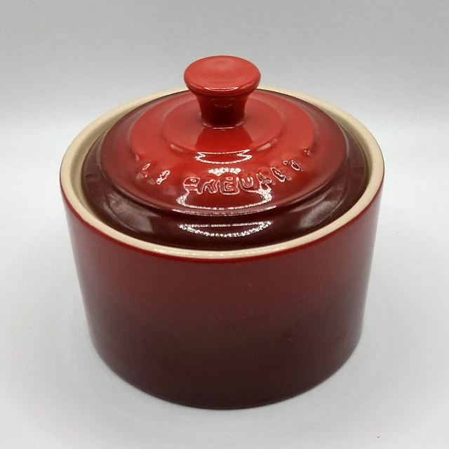 Le Creuset Red Mini Petite Casserole / Ramekin / Cocotte with Lid - 0.3L / 10oz 2
