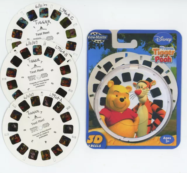 Meine Freunde Tigger & Pooh View-Master 3 Test Walzen Und Kopie Von Abdeckung