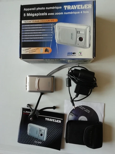 Appareil photo numérique ultra compact Traveler DC-5080