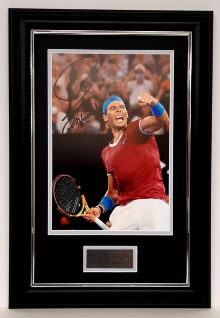 Rafael Nadal Australian Tennis Open 2022 Champion Signed Framed Memorabilia