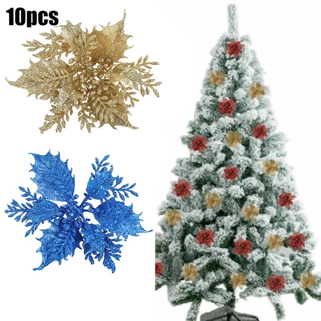 Colgante de árbol brillo flor decoración de árbol hágalo usted mismo aroma de boda artificial Navidad